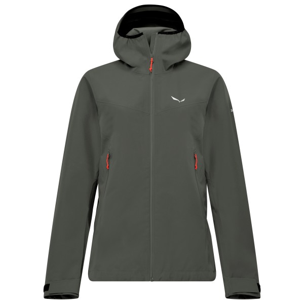 Salewa - Women's Puez GTX 3L ePE Jacket - Regenjacke Gr 38 grau von Salewa