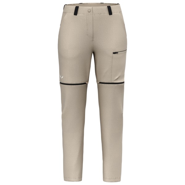 Salewa - Women's Puez Hemp DST 2/1 Pant - Zip-Off-Hose Gr 34;38;40;42 grau/beige;oliv von Salewa