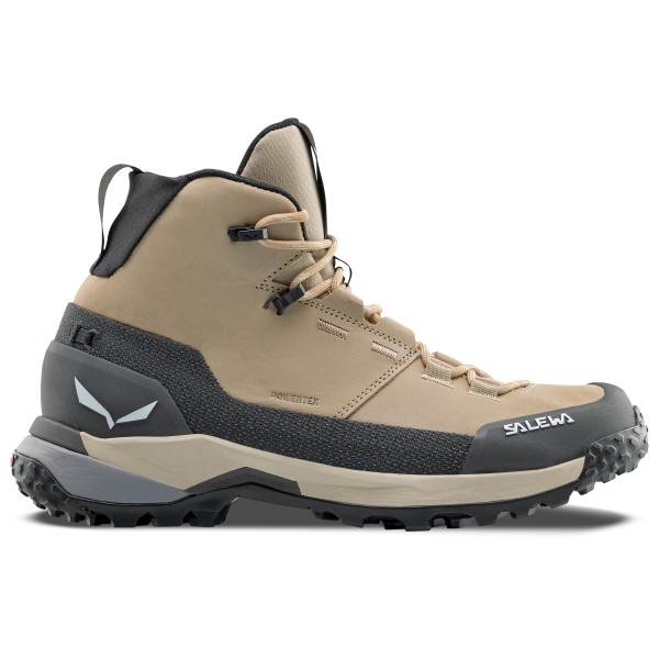 Salewa - Women's Puez Leather Mid PTX - Wanderschuhe Gr 37 beige/grau von Salewa