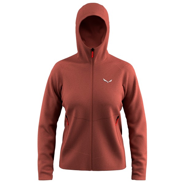 Salewa - Women's Puez Rocca PL HD Jacket - Fleecejacke Gr 42 rot von Salewa