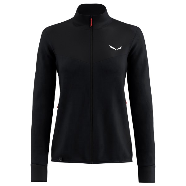 Salewa - Women's Puez Waffle Hybrid PL Jacket - Fleecejacke Gr 34 schwarz von Salewa