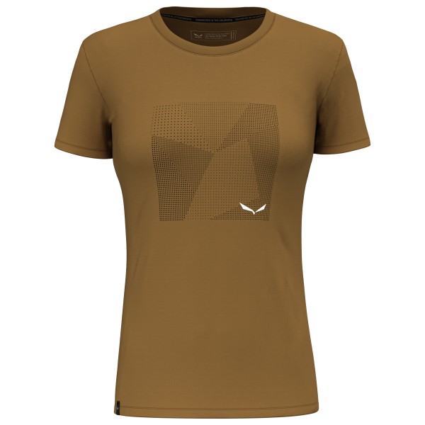 Salewa - Women's Pure Building Dry T-Shirt - T-Shirt Gr 38 braun von Salewa