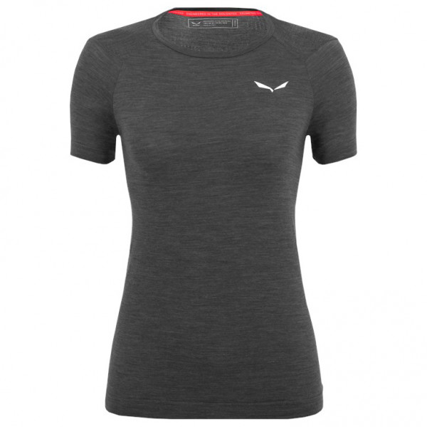 Salewa - Women's Zebru Fresh AMR T-Shirt - Merinounterwäsche Gr 42 grau von Salewa