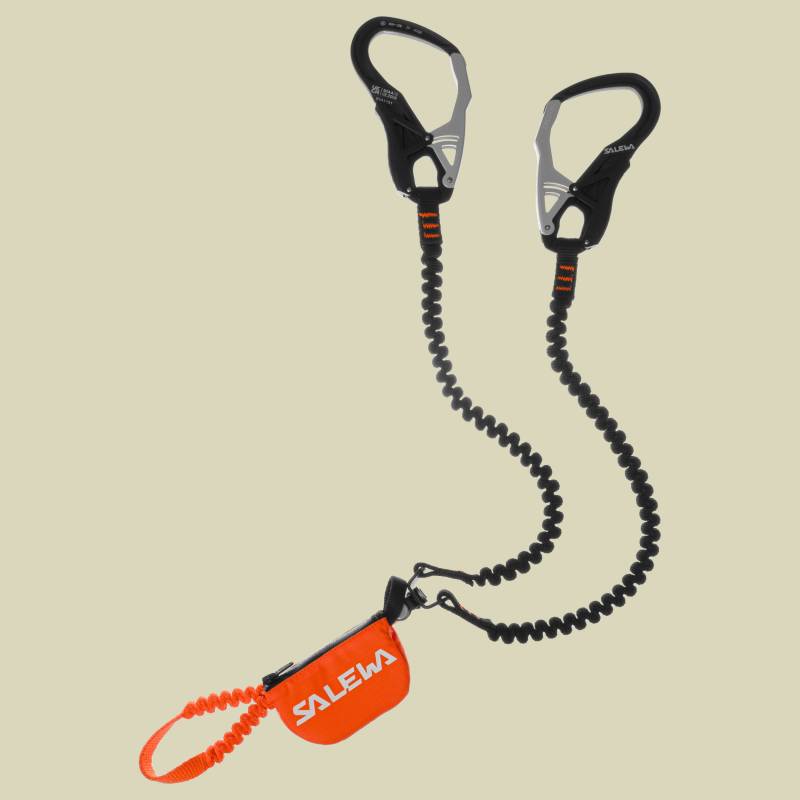 Set Via Ferrata Ergo Tex Farbe black/orange von Salewa