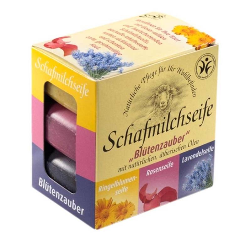 Saling Seifen-Set Geschenkverpackung - Blütenzauber 3-er Set von Saling