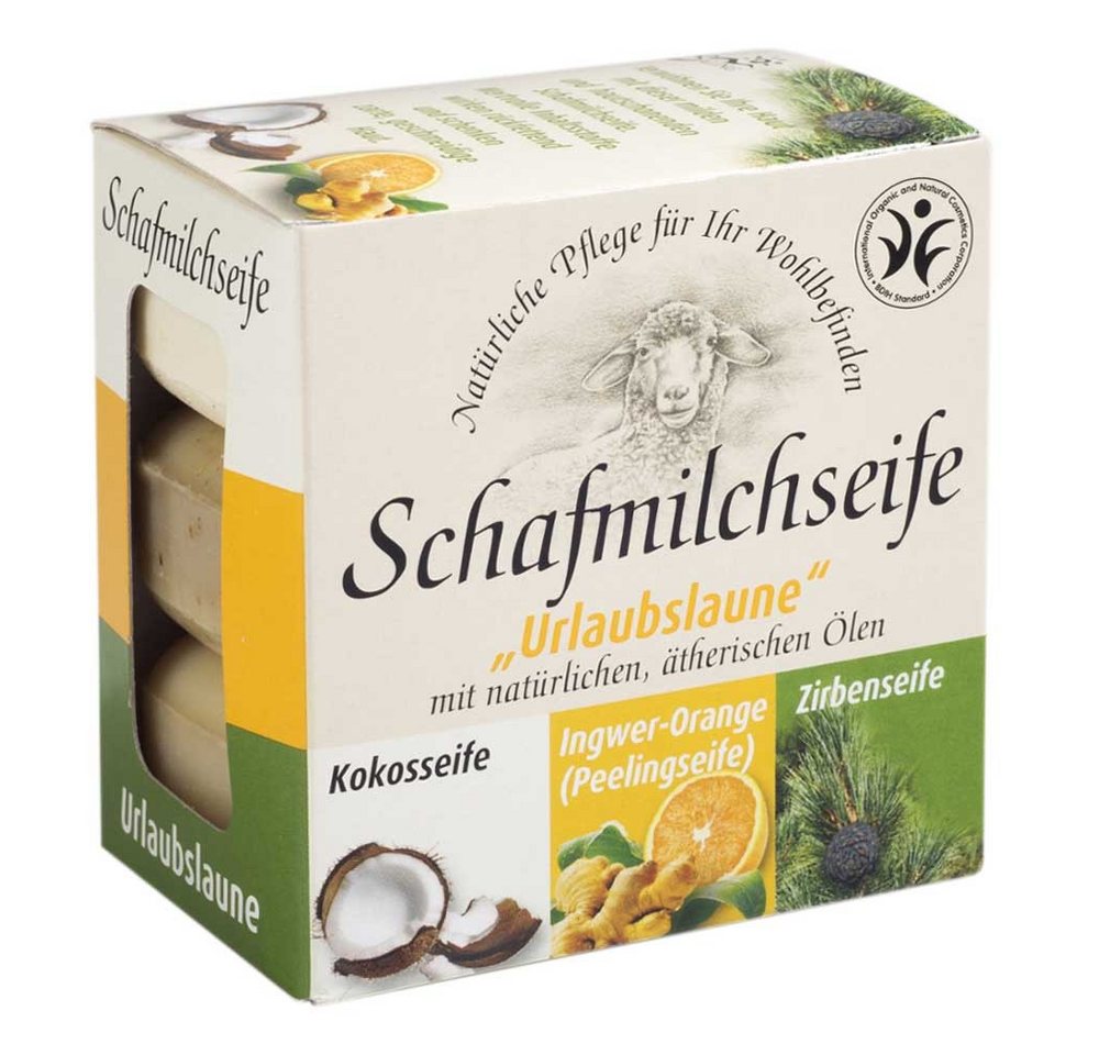 Saling Seifen-Set Geschenkverpackung - Urlaubslaune 3-er Set von Saling