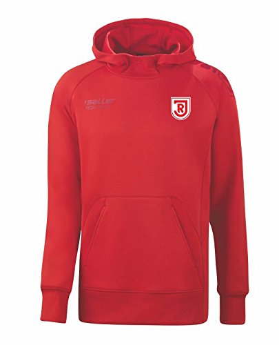 Saller Jahnelf Kapuzenpulli 2017/18 »SSV Jahn Regensburg« 150 rot Gr. 128 von Saller