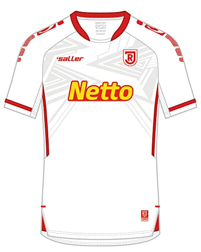 Saller SSV Jahn Regensburg Heim-Trikot 2022/23 420 weiß-rot Gr. XXL von Saller