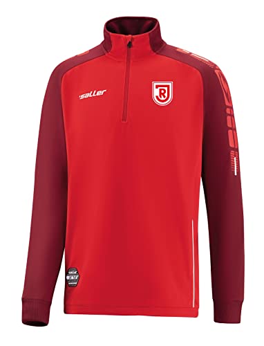 Saller SSV Jahn Regensburg »Sweatshirt« 2022/2023 173 rot-dunkelrot Gr. 152 von Saller