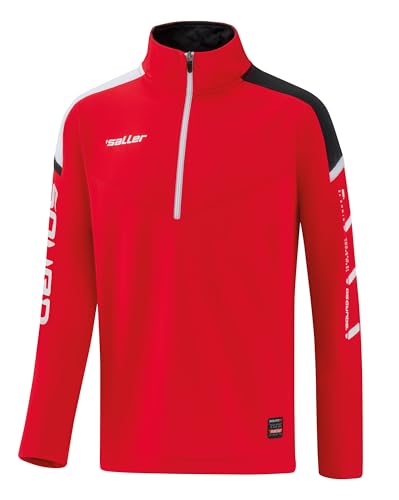 Saller Sweatshirt »sallerSquad50« 170 rot-schwarz Gr. L von Saller