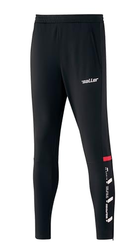 Saller Trainingshose »sallerSquad50« 170 schwarz-rot Gr. XL von Saller