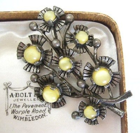 Vintage Blumenstrauß Brosche Von Miracle von SallySales