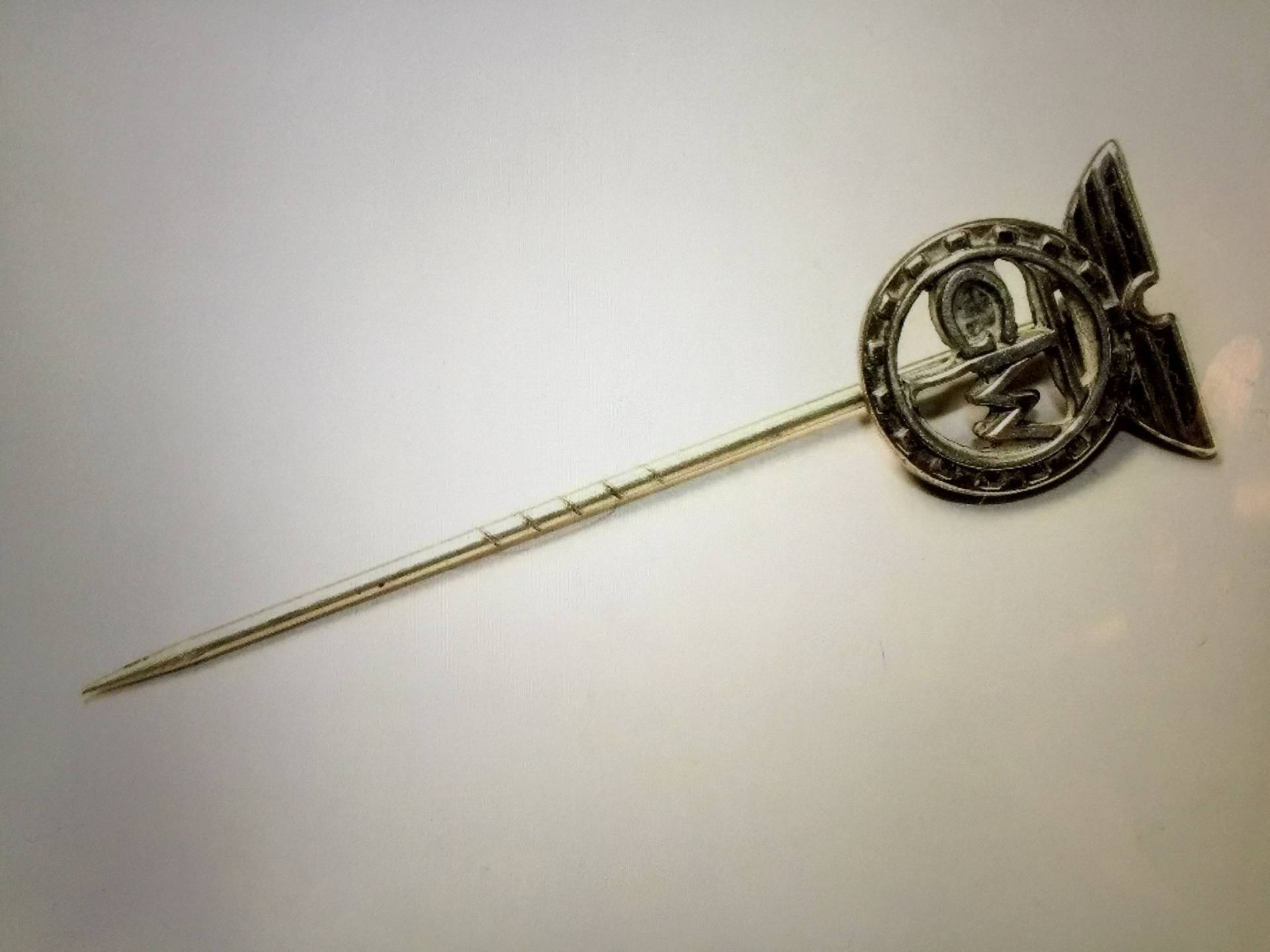 Vintage Sterling Silber Tcw Wings Anstecknadel/- Punziert Für Birmingham 1962 von SallySales