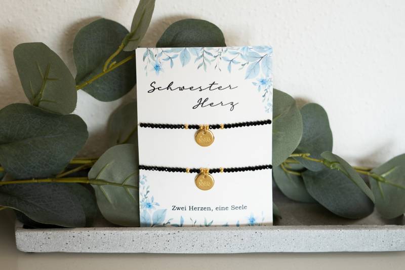 Schwesterherz Armband von SallysGlitzertraum
