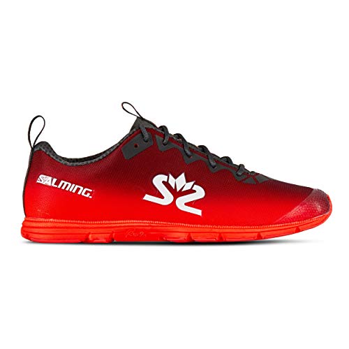 Salming Damen Race 7 Laufschuhe Wettkampfschuh Dunkelgrau - Rot 42 von Salming