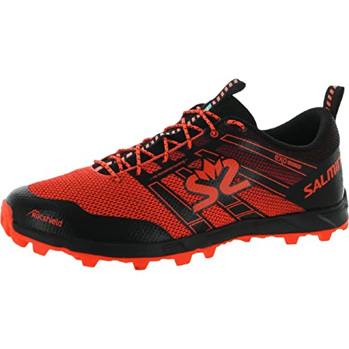 Salming Herren Elements 3 Schuhe, Black-New orange, US 10.5 von Salming