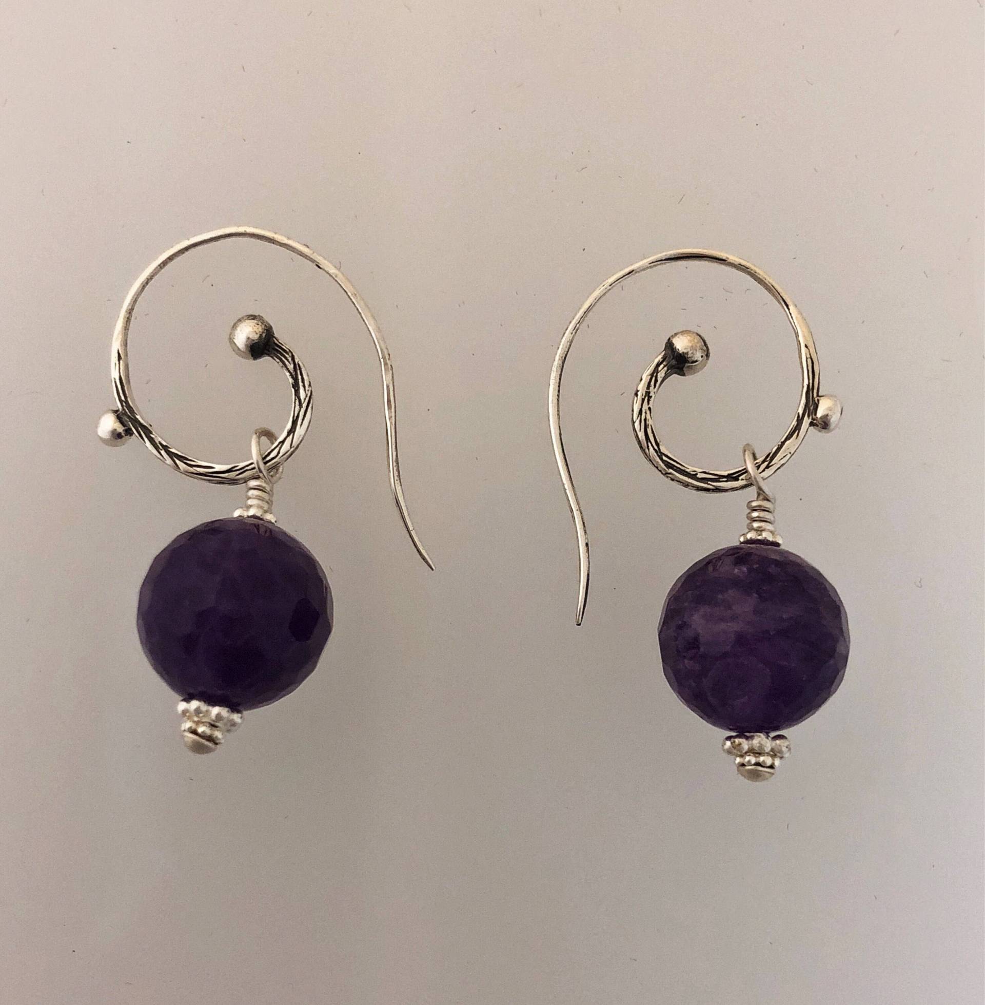 Amethyst Ohrringe von SalmonRiverJewelry
