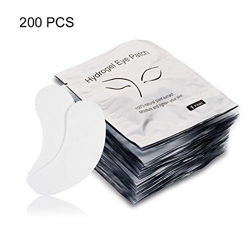 200 Paar Augenpads für Wimpernverlängerung, Eye Pads Profi Augen Patch mit Dynamische Passform für Wimpernverlängerung Eye Extensions Augenwimper Beauty, augenmaske augenpads augenringe entfernen von Salmue