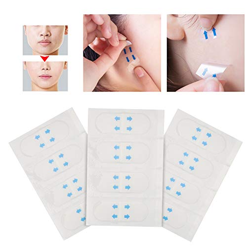 40 stks gezichts onzichtbare v-vorm lift stickers, facelifting patch artefact saggy oog nek dubbele kin onzichtbare dunne plakband make up facelift pad beauty tools von Salmue