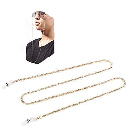 Salmue Metall Sonnenbrillenkette Brillenband Kette Anti Rutsch Brille Kette Sonnenbrille Legierung Sonnenbrille Brillenhalter Lesebrillenhalter von Salmue