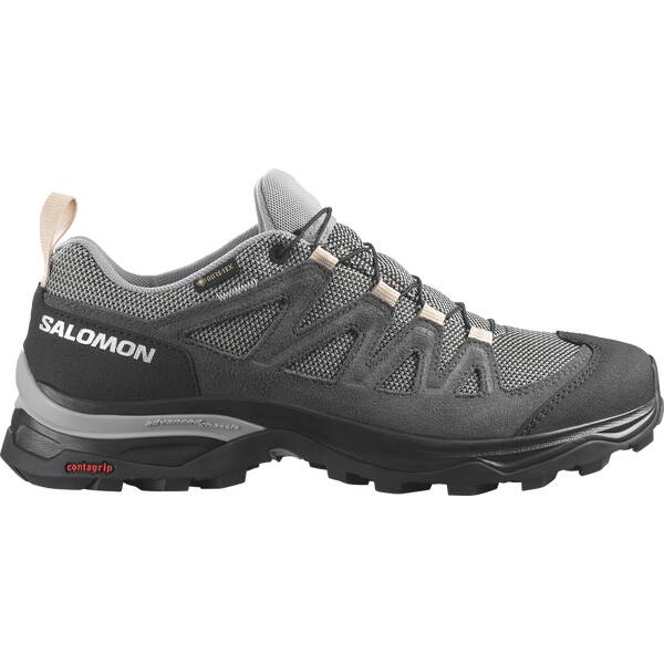 SALOMON Damen Multifunktionsschuhe SHOES X WARD LEATHER GTX W Gull/Black/Eb von Salomon