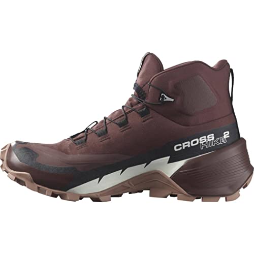 SALOMON Damen Schuhe Cross Hike Mid GTX 2W Choc Sneaker, Bitter Chocolate Mocha Mousse Vanil, 38 EU von Salomon