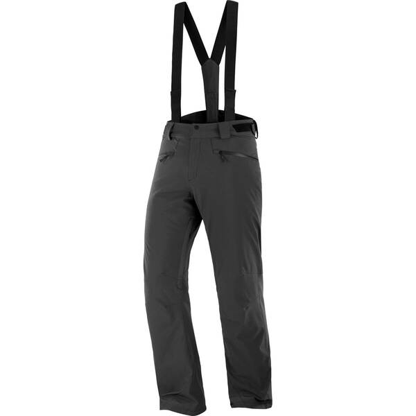 SALOMON Herren Latzhose EDGE PANT M DEEP BLACK von Salomon