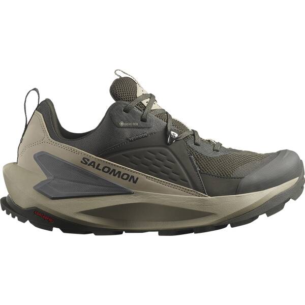 SALOMON Herren Multifunktionsschuhe SHOES ELIXIR GTX Peat/Vinkha/Clrock von Salomon