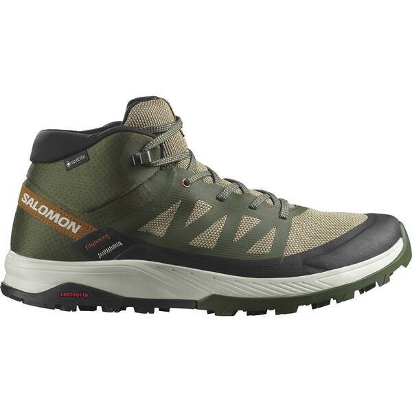 SALOMON Herren Multifunktionsstiefel SHOES OUTRISE MID GTX OlvNig/Rainy Day/S SALOMON Herren Multifunktionsstiefel SHOES OUTRISE MID GTX OlvNig/Rainy Day/S von Salomon
