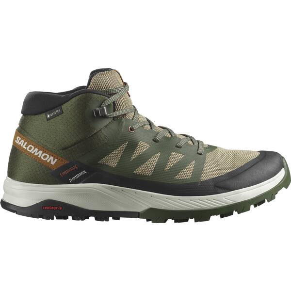 SALOMON Herren Multifunktionsstiefel SHOES OUTRISE MID GTX OlvNig/Rainy Day/S von Salomon