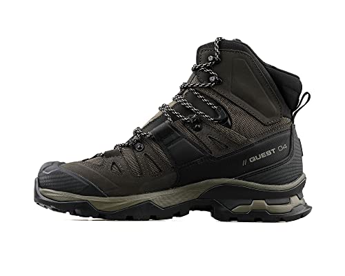 SALOMON Herren Quest 4 GTX Wanderstiefel, Mehrfarbig (Olive Night Peat Safari), 48 EU von Salomon