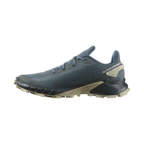 SALOMON Herren Schuhe Alphacross 4 Traillaufschuhe, Stargazer Carbon Moss Gray, 41 1/3 EU von Salomon