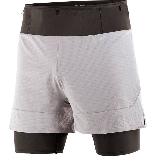 SALOMON Herren Shorts SENSE 2IN1 SHORTS M Frost Gray von Salomon