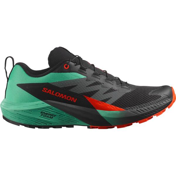 SALOMON Herren Trailrunningschuhe SHOES SENSE RIDE 5 Black/Bay/Chert SALOMON Herren Trailrunningschuhe SHOES SENSE RIDE 5 Black/Bay/Chert von Salomon