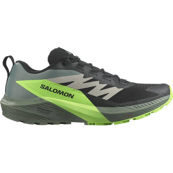 SALOMON Herren Trailrunningschuhe SHOES SENSE RIDE 5 Black/Laur/Grgeck von Salomon