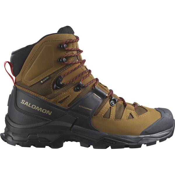 SALOMON Herren Trekkingstiefel SHOES QUEST 4 GTX Rubber/Black/Fiery Red von Salomon