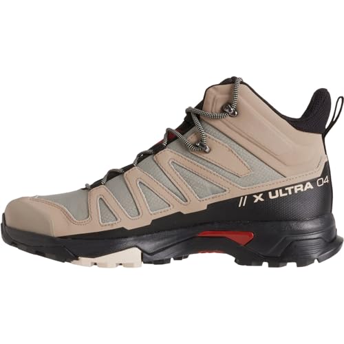 SALOMON Herren X Ultra 4 Sneaker, Vintage Khaki/Schwarz/Burnt Henna, 46 EU von Salomon