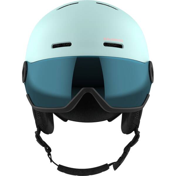 SALOMON Kinder Helm HELMET ORKA VISOR Bleach/Un FLS BLUE von Salomon