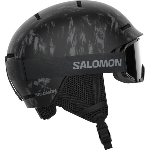 SALOMON Kinder Helm HELMET PLAYER COMBO Black von Salomon