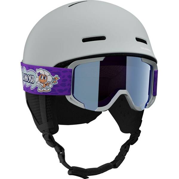 SALOMON Kinder Helm HELMET PLAYER COMBO Ice Flow von Salomon
