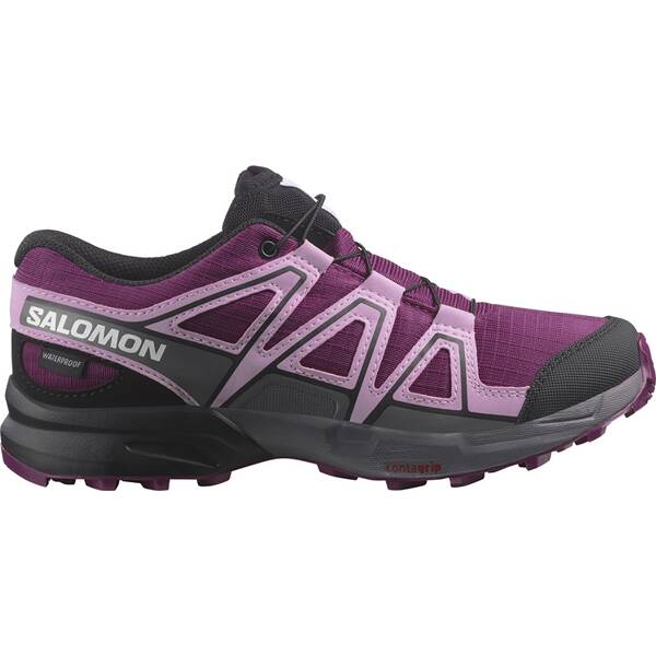 SALOMON Kinder Multifunktionsschuhe SHOES SPEEDCROSS WP J Plumc/Orchib/Black von Salomon