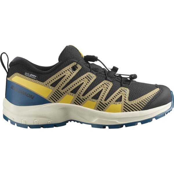 SALOMON Kinder Multifunktionsschuhe SHOES XA PRO V8 WP J Black/Gray Green/Po von Salomon