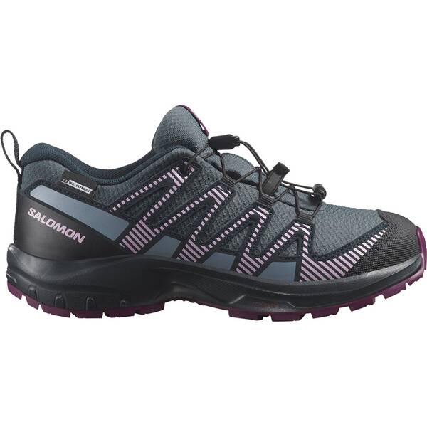 SALOMON Kinder Multifunktionsschuhe SHOES XA PRO V8 WP J Neptun/Carbon/Plumc von Salomon