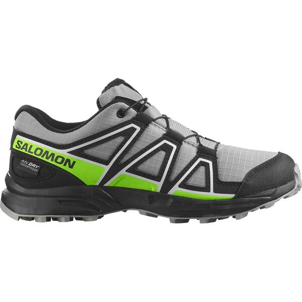 SALOMON Kinder Trekkinghalbschuhe SHOES SPEEDCROSS WP J Alloy/Black/Grgeck von Salomon