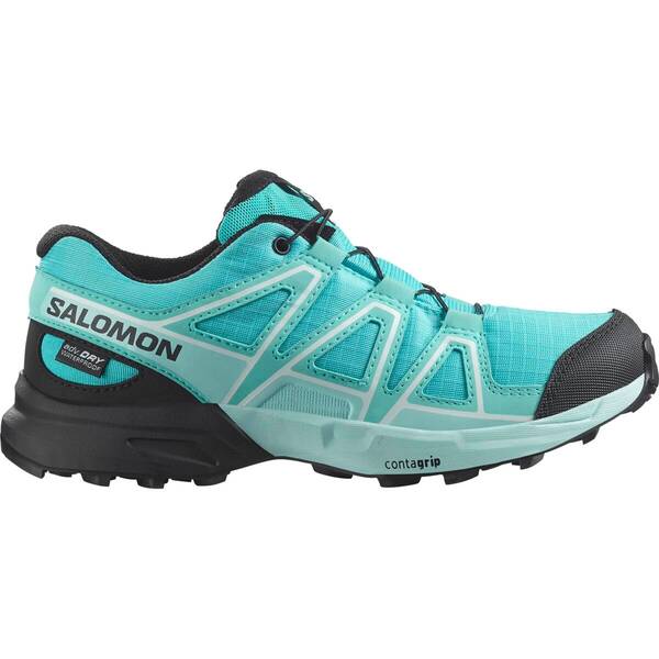 SALOMON Kinder Trekkinghalbschuhe SHOES SPEEDCROSS WP J Blue Curacao/Black von Salomon