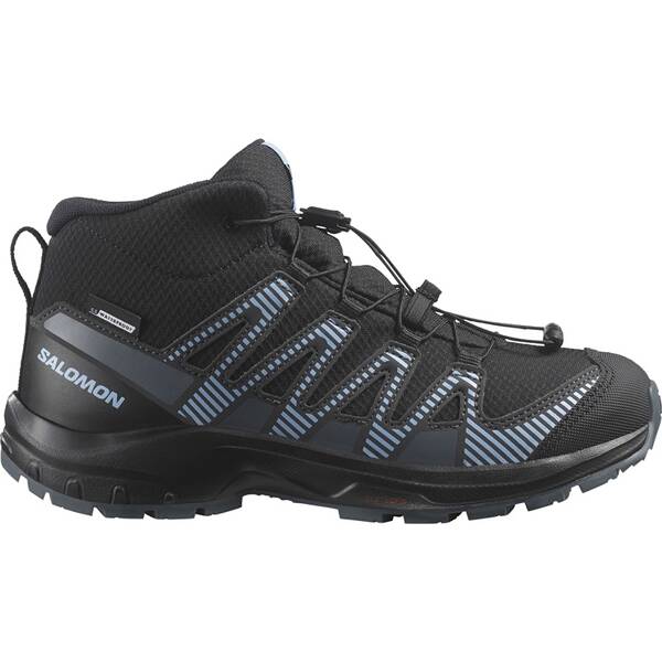 SALOMON Kinder Trekkingstiefel SHOES XA PRO V8 MID WP J Black/Neptun/Al von Salomon