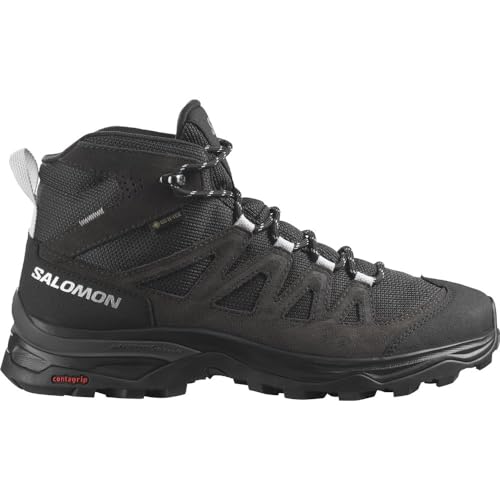 SALOMON Schuhe X Ward Leder Mid GTX W Code 471819, Anthrazit Schwarz, 40 2/3 EU von Salomon