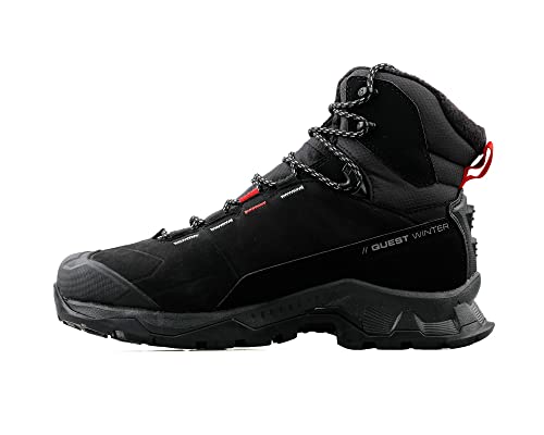 SALOMON Unisex Shoes Quest Winter Ts CSWP Wanderstiefel, Schwarz (Black Goji Berry Monument), 42 EU von Salomon