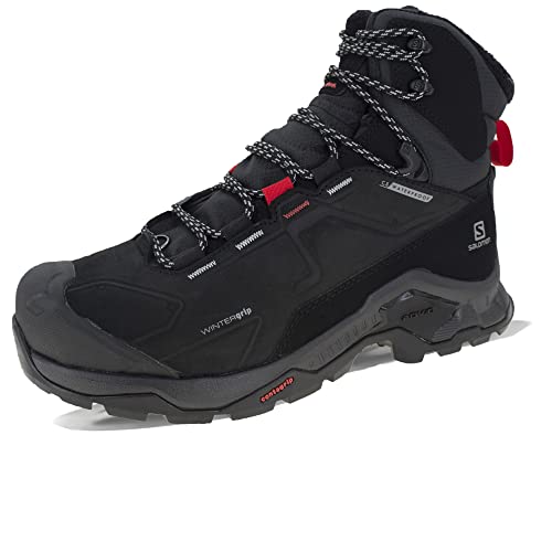 Salomon Herren Trekking Shoes, Black Goji Berry Monument, 47 1/3 EU von Salomon