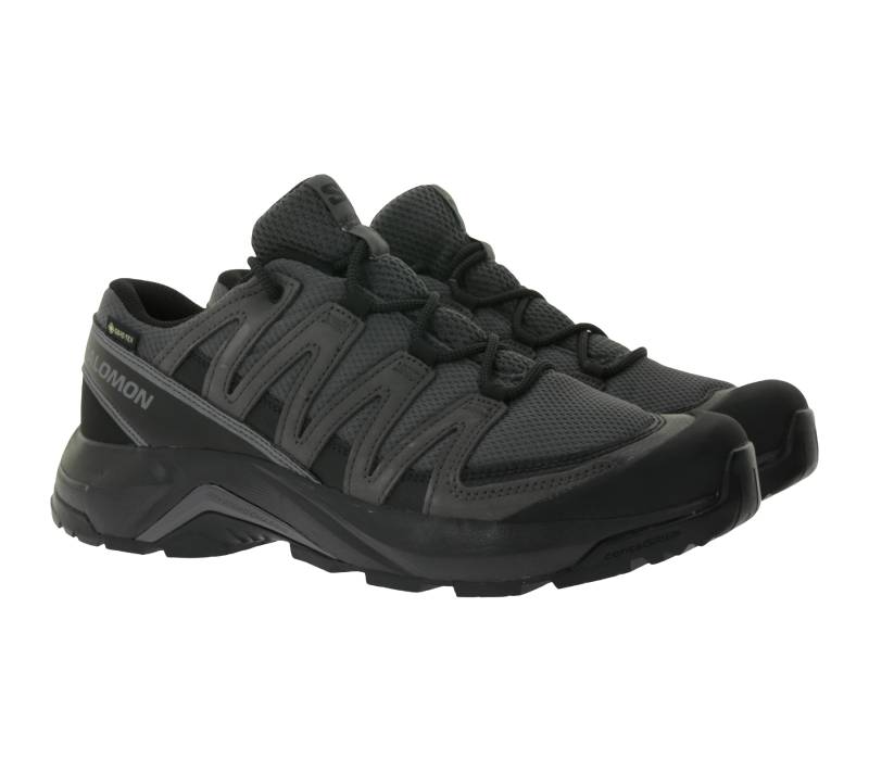 SALOMON X-Adventure Recon GTX GORE-TEX Herren Trekking-Schuhe mit Gore-Tex-Membrane Wander-Sneaker 478092 29 Grau/Schwarz von Salomon